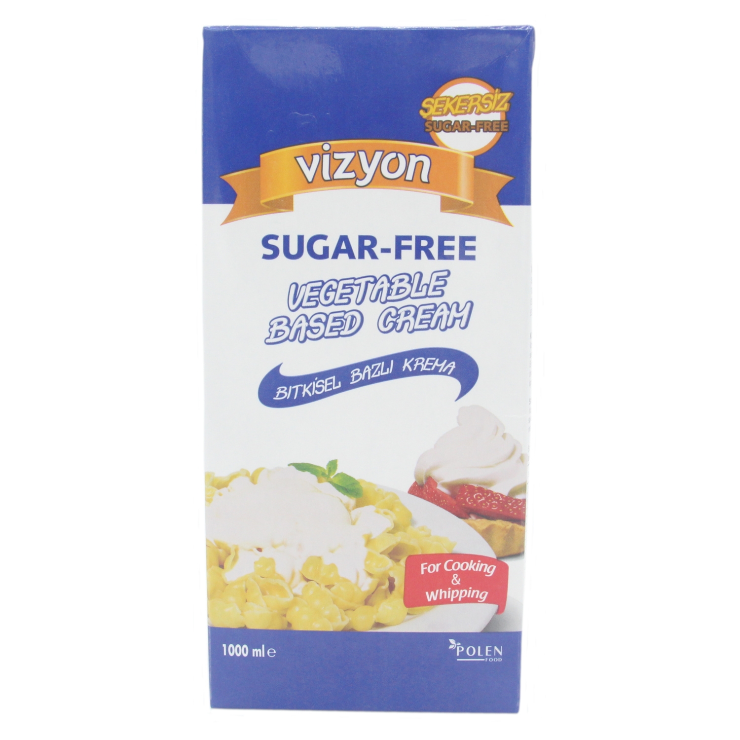 VİZYON SUGAR-FREE  SIVI KREM ŞANTİ ŞEKERSİZ 1kg*12