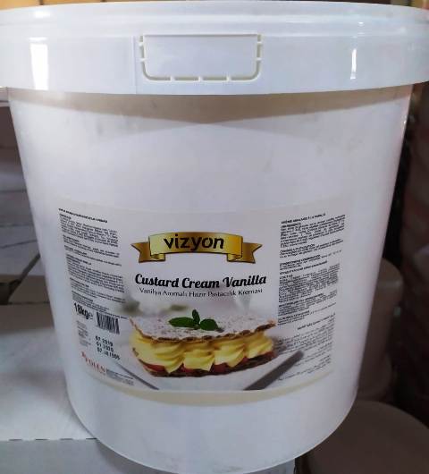 VİZYON VANİLYALI SIVI KREM PATİSSERİE 18kg