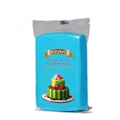 VİZYON ŞEKER HAMURU MAVİ 1kg*16ad