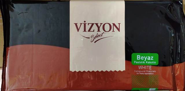 VİZYON SELECT KONFİSERİ PASTALIK BEYAZ  2,5kg*8ad