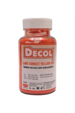 GIDA BOYASI TOZ TURUNCU YAĞ BAZLI DECOL 25gr