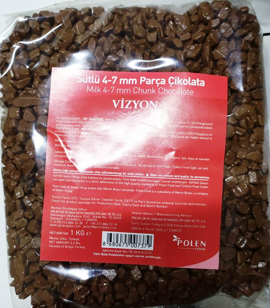 VİZYON SELECT PARÇA ÇİK. SÜTLÜ  4-7MM 2,5kg*8ad