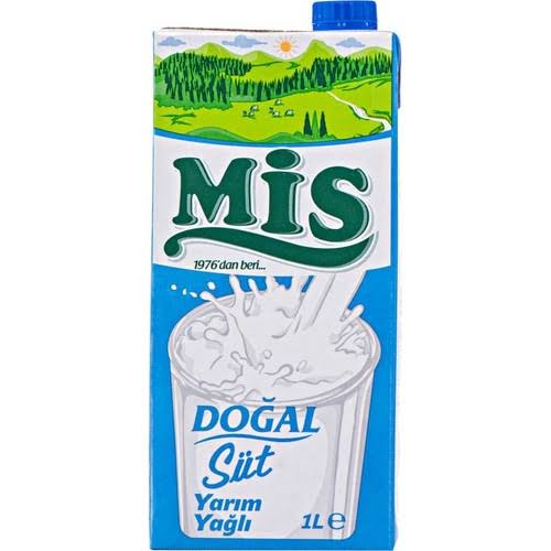 SÜT YARIM YAĞLI MİS 1LT*12