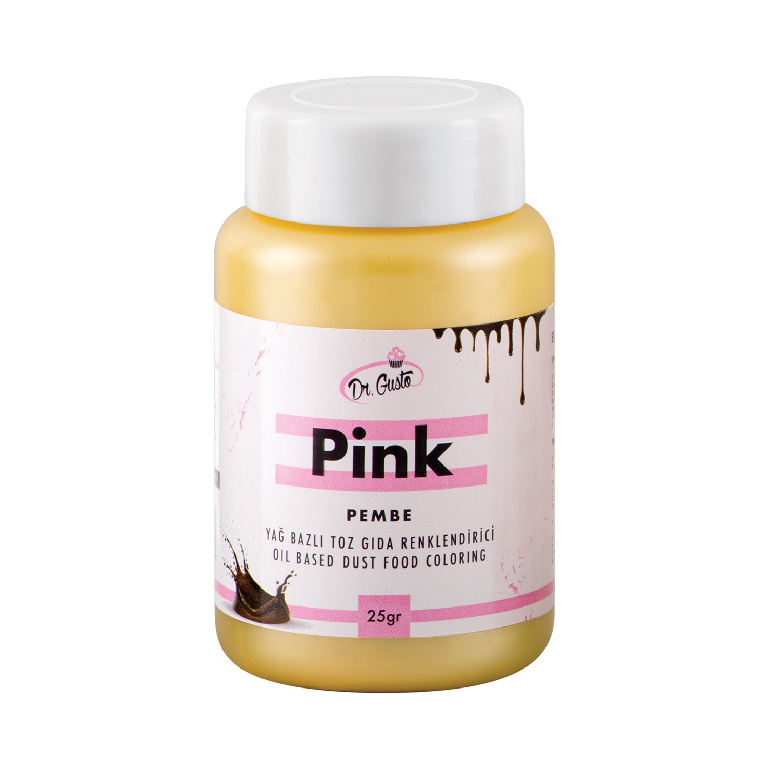 GIDA BOYASI TOZ PEMBE YAĞ BAZLI GUSTO 25gr