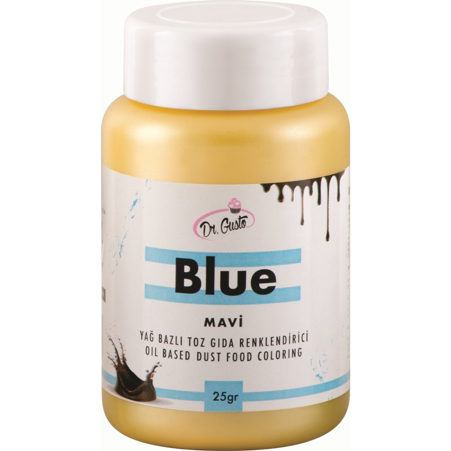 GIDA BOYASI TOZ MAVİ YAĞ BAZLI GUSTO 25gr