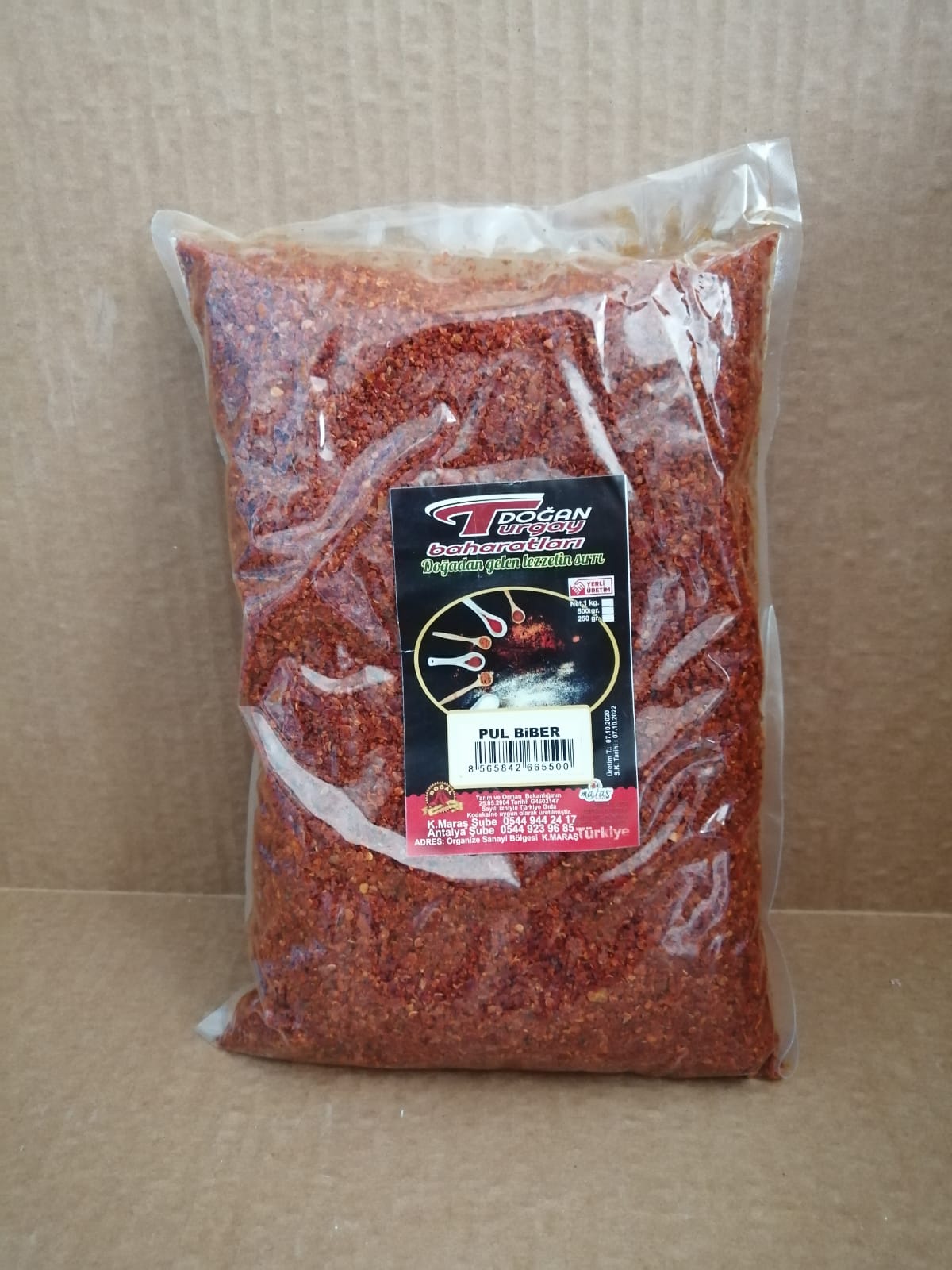 PUL BİBER ÇOK ACI DOĞAN NO 1  1KG